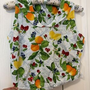 NWT | 🍋FRUIT PRINT TOP (size:XS)